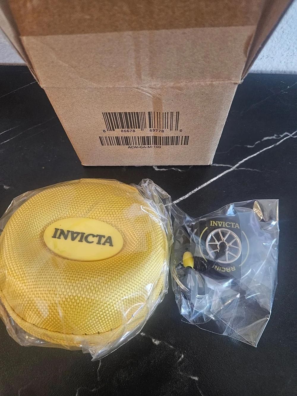 NWT Activa Rally Edition X Invicta 50mm ACW-GA-M-100 (Yellow) In Plastic
